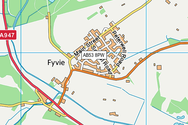 AB53 8PW map - OS VectorMap District (Ordnance Survey) AB53 8PW map - OS VectorMap District (Ordnance Survey)