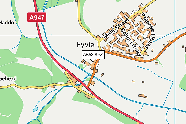 AB53 8PZ map - OS VectorMap District (Ordnance Survey) AB53 8PZ map - OS VectorMap District (Ordnance Survey)