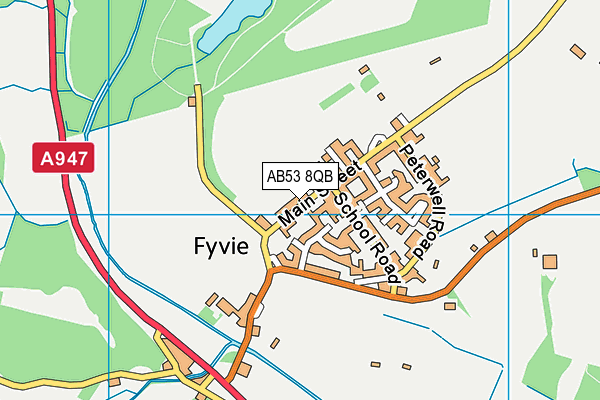 AB53 8QB map - OS VectorMap District (Ordnance Survey) AB53 8QB map - OS VectorMap District (Ordnance Survey)