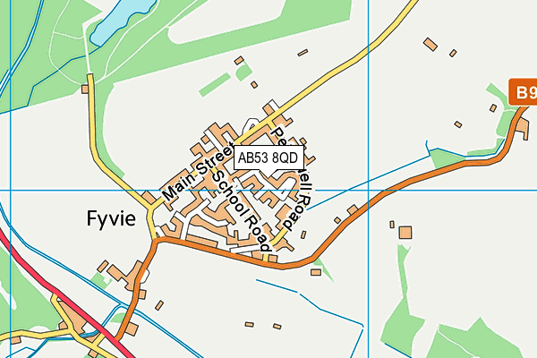 AB53 8QD map - OS VectorMap District (Ordnance Survey) AB53 8QD map - OS VectorMap District (Ordnance Survey)
