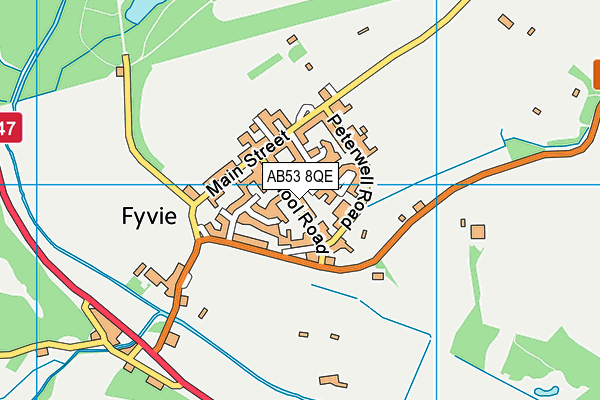 AB53 8QE map - OS VectorMap District (Ordnance Survey) AB53 8QE map - OS VectorMap District (Ordnance Survey)