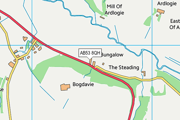 AB53 8QH map - OS VectorMap District (Ordnance Survey) AB53 8QH map - OS VectorMap District (Ordnance Survey)