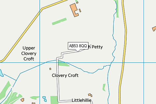 AB53 8QQ map - OS VectorMap District (Ordnance Survey) AB53 8QQ map - OS VectorMap District (Ordnance Survey)