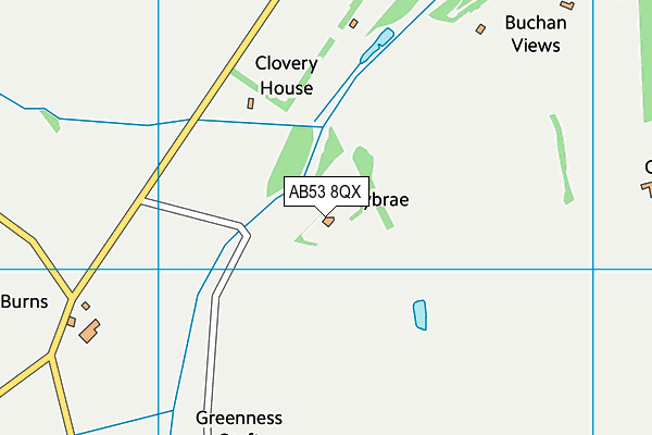 AB53 8QX map - OS VectorMap District (Ordnance Survey) AB53 8QX map - OS VectorMap District (Ordnance Survey)
