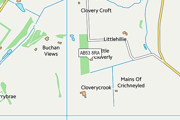 AB53 8RA map - OS VectorMap District (Ordnance Survey) AB53 8RA map - OS VectorMap District (Ordnance Survey)