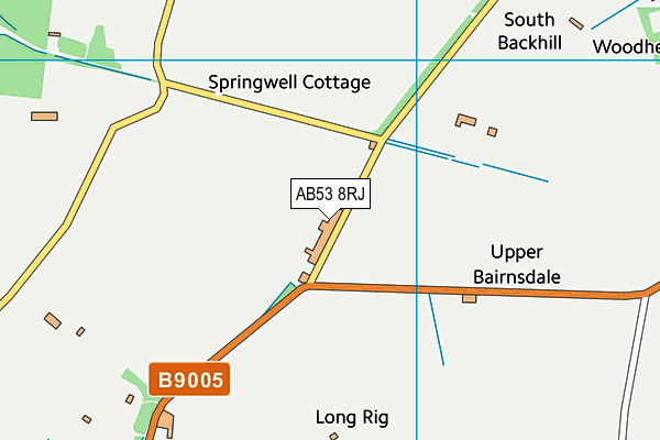 AB53 8RJ map - OS VectorMap District (Ordnance Survey) AB53 8RJ map - OS VectorMap District (Ordnance Survey)