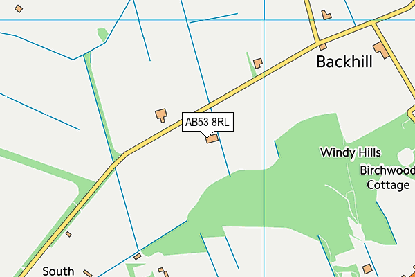AB53 8RL map - OS VectorMap District (Ordnance Survey) AB53 8RL map - OS VectorMap District (Ordnance Survey)