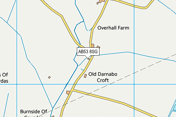 AB53 8SG map - OS VectorMap District (Ordnance Survey) AB53 8SG map - OS VectorMap District (Ordnance Survey)