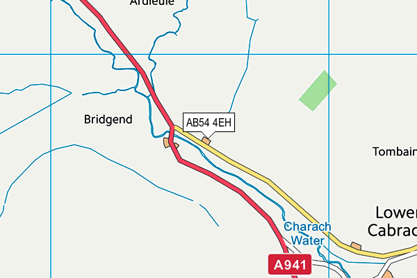 AB54 4EH map - OS VectorMap District (Ordnance Survey)