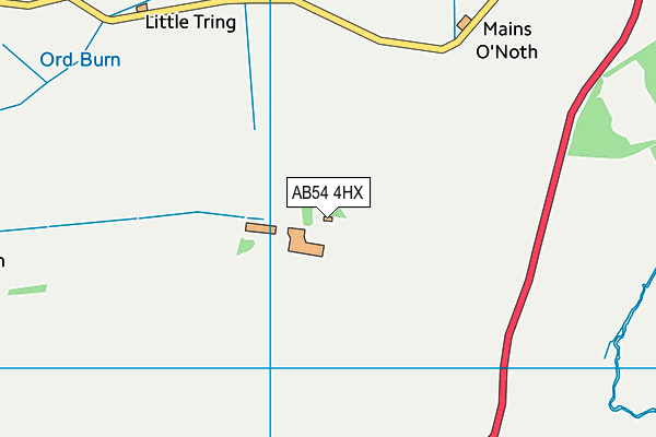 AB54 4HX map - OS VectorMap District (Ordnance Survey) AB54 4HX map - OS VectorMap District (Ordnance Survey)