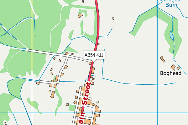 AB54 4JJ map - OS VectorMap District (Ordnance Survey) AB54 4JJ map - OS VectorMap District (Ordnance Survey)