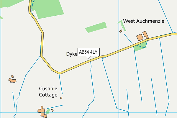 AB54 4LY map - OS VectorMap District (Ordnance Survey) AB54 4LY map - OS VectorMap District (Ordnance Survey)