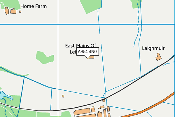AB54 4NG map - OS VectorMap District (Ordnance Survey) AB54 4NG map - OS VectorMap District (Ordnance Survey)