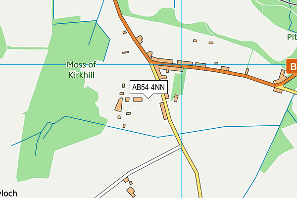 AB54 4NN map - OS VectorMap District (Ordnance Survey) AB54 4NN map - OS VectorMap District (Ordnance Survey)