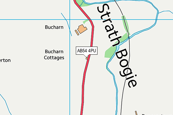 AB54 4PU map - OS VectorMap District (Ordnance Survey) AB54 4PU map - OS VectorMap District (Ordnance Survey)