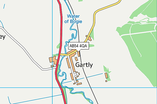 AB54 4QA map - OS VectorMap District (Ordnance Survey) AB54 4QA map - OS VectorMap District (Ordnance Survey)