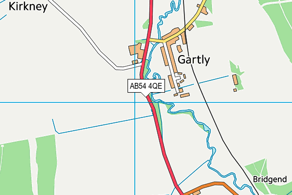 AB54 4QE map - OS VectorMap District (Ordnance Survey)