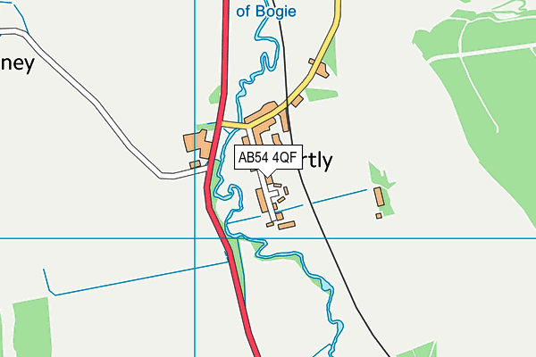 AB54 4QF map - OS VectorMap District (Ordnance Survey) AB54 4QF map - OS VectorMap District (Ordnance Survey)