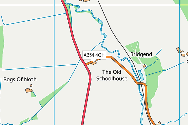 AB54 4QH map - OS VectorMap District (Ordnance Survey) AB54 4QH map - OS VectorMap District (Ordnance Survey)