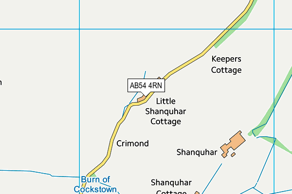 AB54 4RN map - OS VectorMap District (Ordnance Survey)