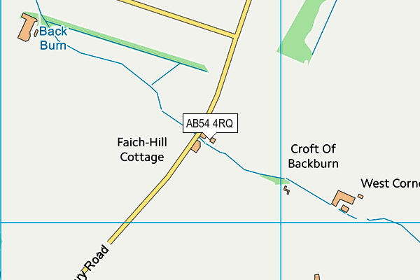 AB54 4RQ map - OS VectorMap District (Ordnance Survey) AB54 4RQ map - OS VectorMap District (Ordnance Survey)