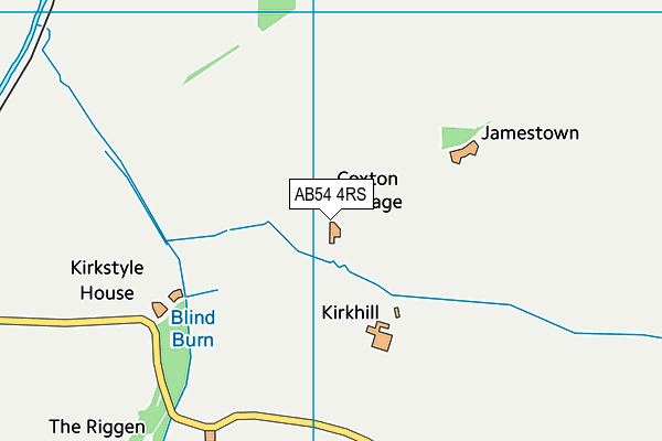 AB54 4RS map - OS VectorMap District (Ordnance Survey) AB54 4RS map - OS VectorMap District (Ordnance Survey)