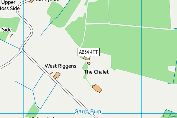 AB54 4TT map - OS VectorMap District (Ordnance Survey) AB54 4TT map - OS VectorMap District (Ordnance Survey)