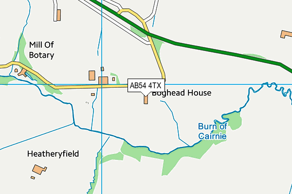 AB54 4TX map - OS VectorMap District (Ordnance Survey) AB54 4TX map - OS VectorMap District (Ordnance Survey)