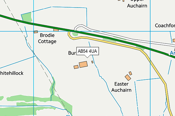 AB54 4UA map - OS VectorMap District (Ordnance Survey) AB54 4UA map - OS VectorMap District (Ordnance Survey)