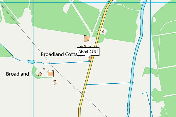 AB54 4UU map - OS VectorMap District (Ordnance Survey) AB54 4UU map - OS VectorMap District (Ordnance Survey)