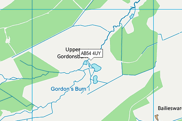 AB54 4UY map - OS VectorMap District (Ordnance Survey) AB54 4UY map - OS VectorMap District (Ordnance Survey)