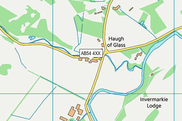AB54 4XX map - OS VectorMap District (Ordnance Survey) AB54 4XX map - OS VectorMap District (Ordnance Survey)