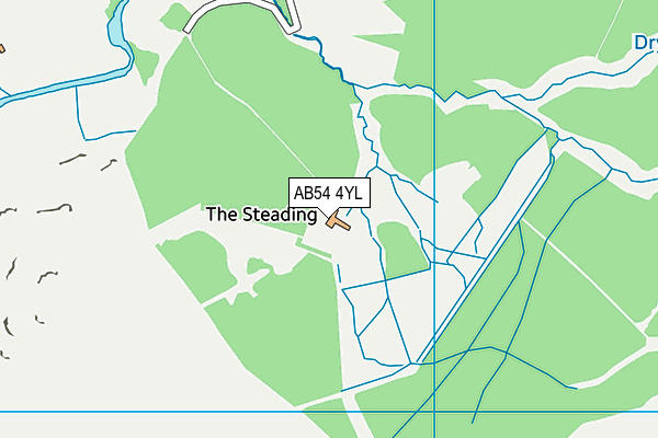 AB54 4YL map - OS VectorMap District (Ordnance Survey) AB54 4YL map - OS VectorMap District (Ordnance Survey)