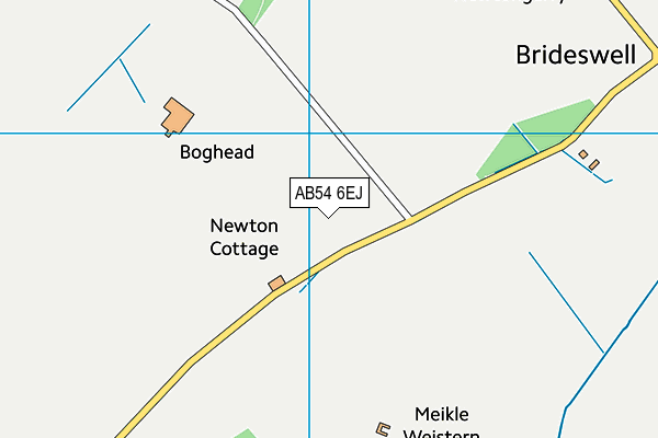 AB54 6EJ map - OS VectorMap District (Ordnance Survey) AB54 6EJ map - OS VectorMap District (Ordnance Survey)