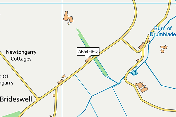 AB54 6EQ map - OS VectorMap District (Ordnance Survey) AB54 6EQ map - OS VectorMap District (Ordnance Survey)