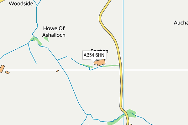 AB54 6HN map - OS VectorMap District (Ordnance Survey) AB54 6HN map - OS VectorMap District (Ordnance Survey)