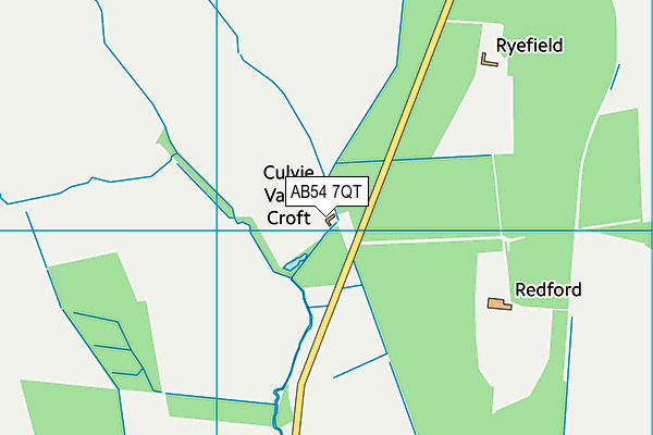 AB54 7QT map - OS VectorMap District (Ordnance Survey) AB54 7QT map - OS VectorMap District (Ordnance Survey)