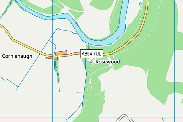 AB54 7UL map - OS VectorMap District (Ordnance Survey) AB54 7UL map - OS VectorMap District (Ordnance Survey)