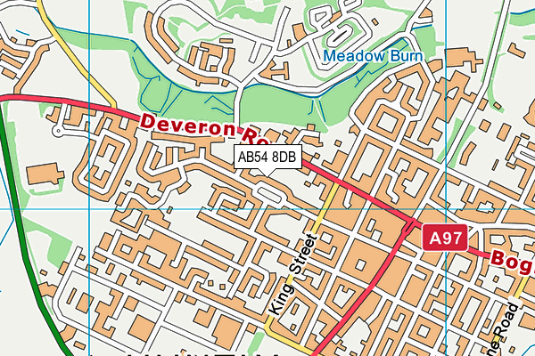 AB54 8DB map - OS VectorMap District (Ordnance Survey) AB54 8DB map - OS VectorMap District (Ordnance Survey)