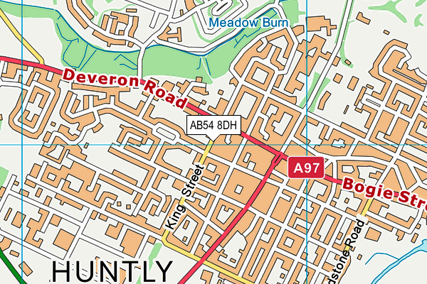 AB54 8DH map - OS VectorMap District (Ordnance Survey) AB54 8DH map - OS VectorMap District (Ordnance Survey)