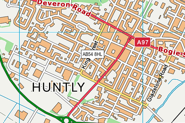 AB54 8HL map - OS VectorMap District (Ordnance Survey) AB54 8HL map - OS VectorMap District (Ordnance Survey)