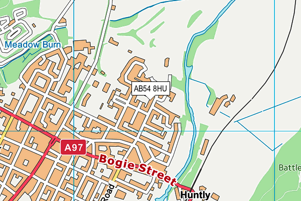 AB54 8HU map - OS VectorMap District (Ordnance Survey) AB54 8HU map - OS VectorMap District (Ordnance Survey)