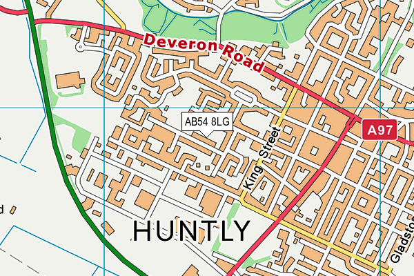 AB54 8LG map - OS VectorMap District (Ordnance Survey) AB54 8LG map - OS VectorMap District (Ordnance Survey)