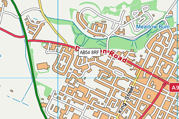 AB54 8RF map - OS VectorMap District (Ordnance Survey) AB54 8RF map - OS VectorMap District (Ordnance Survey)