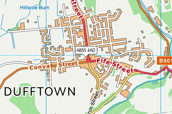 AB55 4AD map - OS VectorMap District (Ordnance Survey) AB55 4AD map - OS VectorMap District (Ordnance Survey)