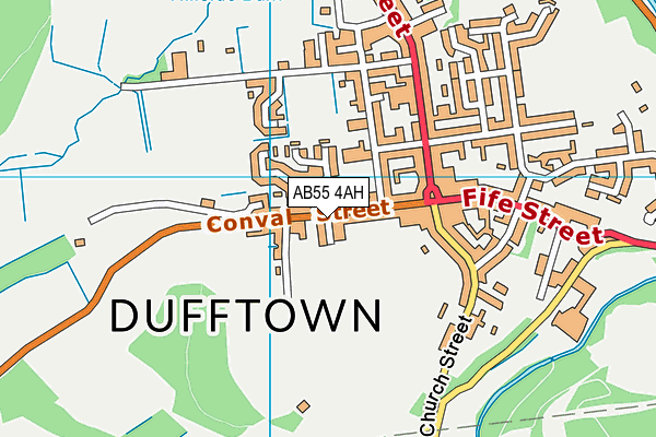 AB55 4AH map - OS VectorMap District (Ordnance Survey) AB55 4AH map - OS VectorMap District (Ordnance Survey)