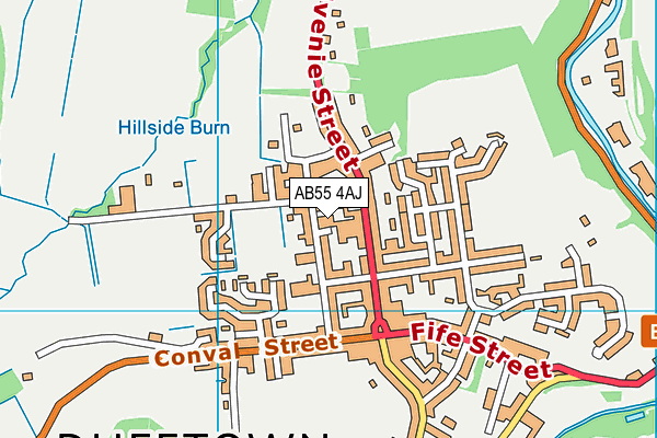 AB55 4AJ map - OS VectorMap District (Ordnance Survey) AB55 4AJ map - OS VectorMap District (Ordnance Survey)
