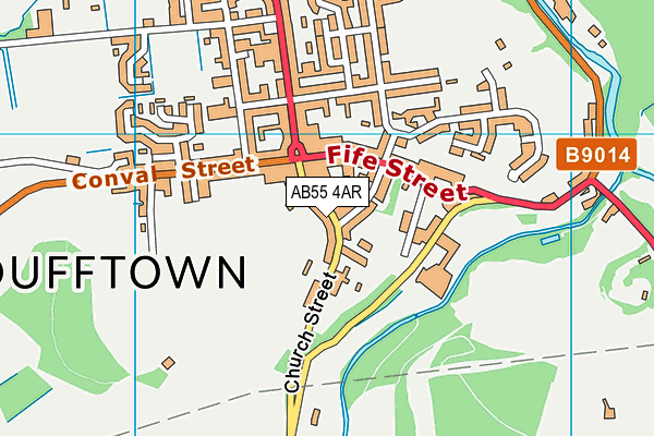 AB55 4AR map - OS VectorMap District (Ordnance Survey) AB55 4AR map - OS VectorMap District (Ordnance Survey)