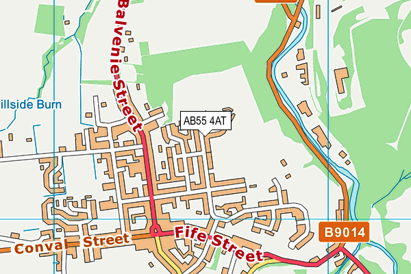 AB55 4AT map - OS VectorMap District (Ordnance Survey) AB55 4AT map - OS VectorMap District (Ordnance Survey)