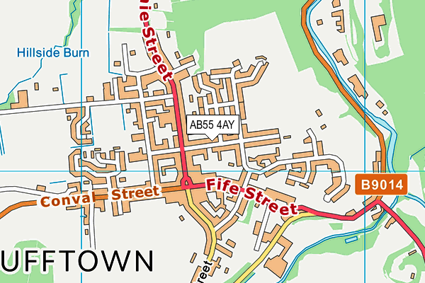 AB55 4AY map - OS VectorMap District (Ordnance Survey) AB55 4AY map - OS VectorMap District (Ordnance Survey)